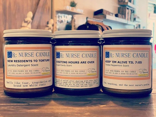 Nurse Candles   50 Hour Burn Time Soy Wax Candles
