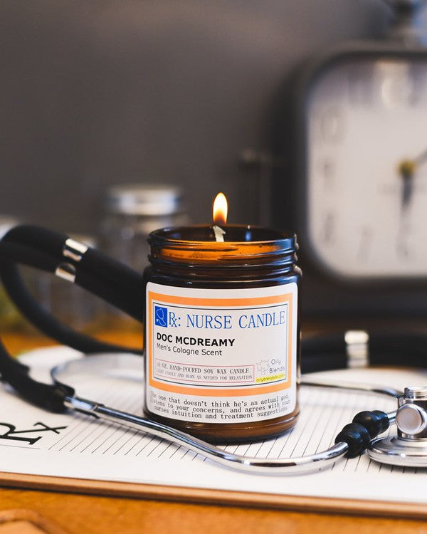 Nurse Candles   50 Hour Burn Time Soy Wax Candles