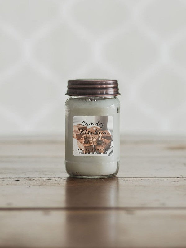 Candy Kitchen 16oz Mason Pure Soy Candle