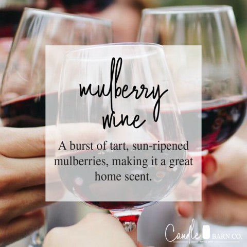 Mulberry Wine 16oz Mason Pure Soy Candle