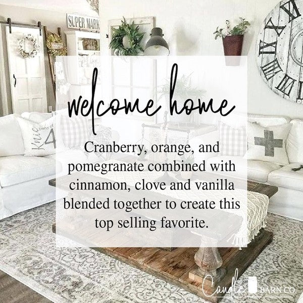 Welcome Home 16oz Mason Pure Soy Candle
