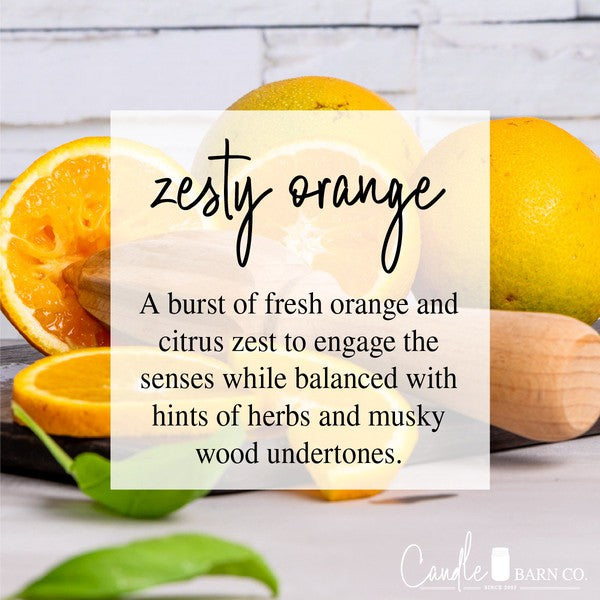 Zesty Orange 16oz Mason Pure Soy Candle