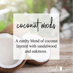 Coconut Woods  8oz Mason Pure Soy Candle