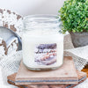 Vanilla Lavender 8oz Mason Pure Soy Candle
