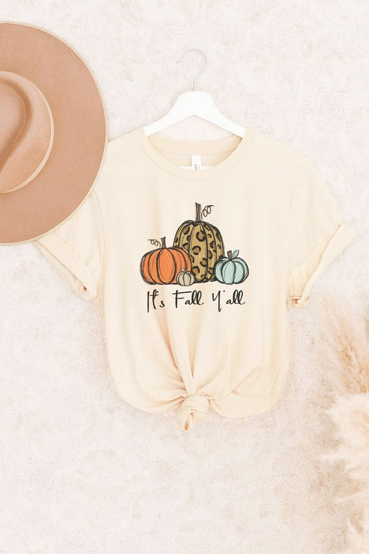 It's Fall Y'all Pumpkins Graphic Tee