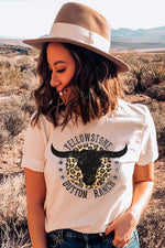 YELLOWSTONE DUTTON RANCH GRAPHIC T SHIRT