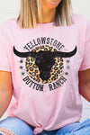 YELLOWSTONE DUTTON RANCH GRAPHIC T SHIRT