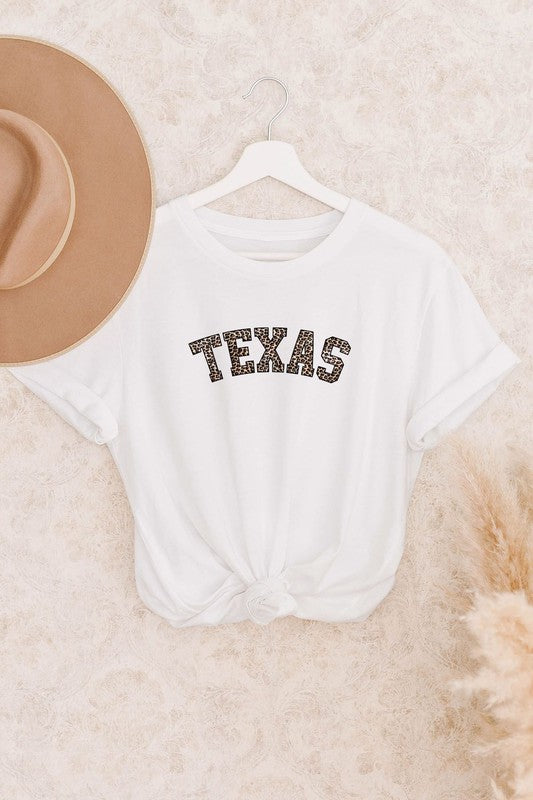 Texas Leopard Curve Graphic Tee