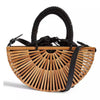 Vintage Bamboo Woven Handbag