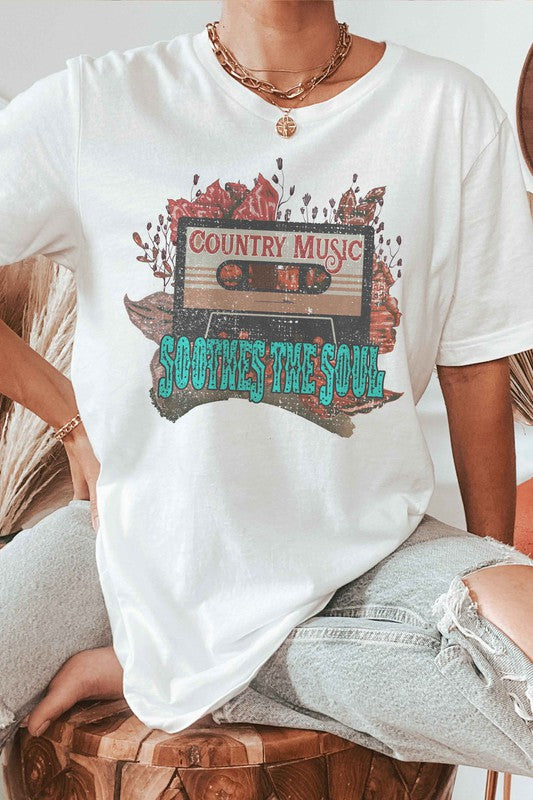 COUNTRY MUSIC GRAPHIC T SHIRT