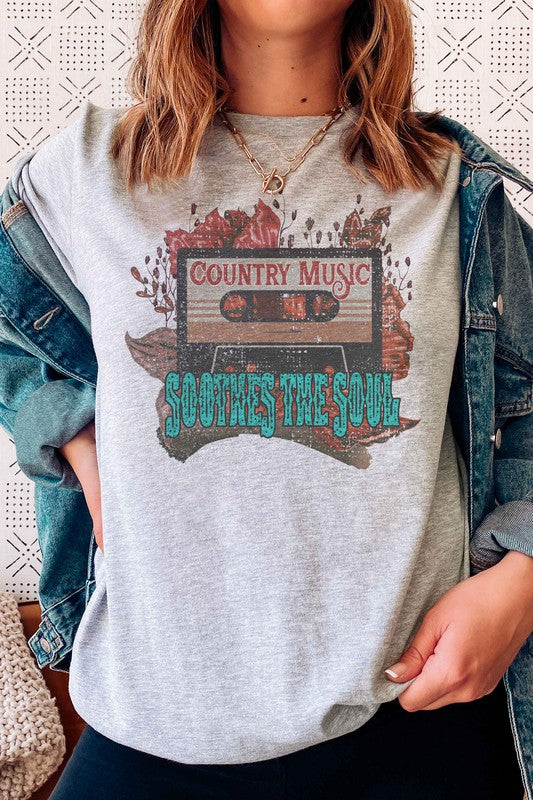 COUNTRY MUSIC GRAPHIC T SHIRT