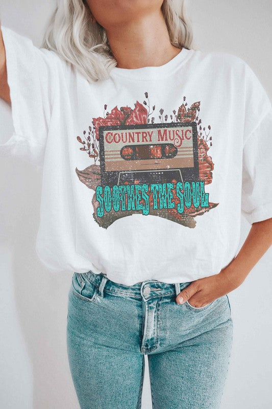 COUNTRY MUSIC GRAPHIC T SHIRT