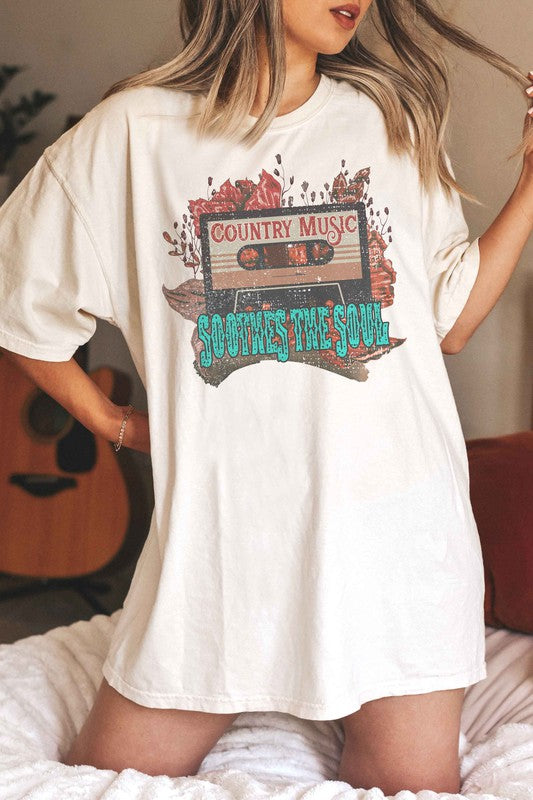 COUNTRY MUSIC GRAPHIC T SHIRT