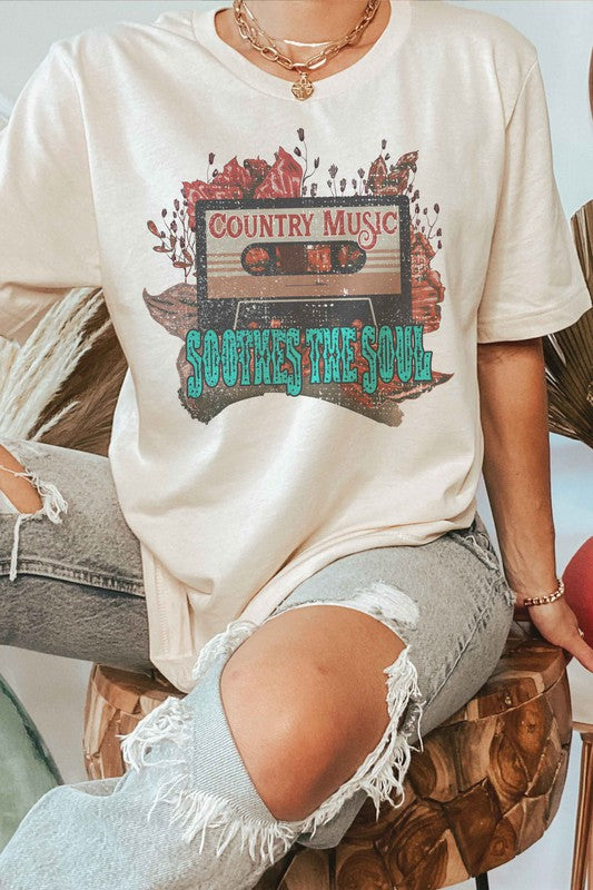COUNTRY MUSIC GRAPHIC T SHIRT