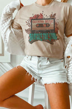 COUNTRY MUSIC GRAPHIC T SHIRT