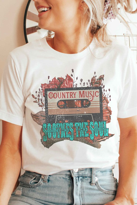 COUNTRY MUSIC GRAPHIC T SHIRT