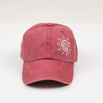Embroidered Summer Sun Canvas Hat