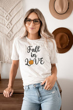 Fall In Love Pumpkin Graphic Tee