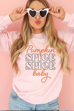 PUMPKIN SPICE BABY GRAPHIC SWEATSHIRT