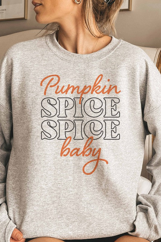 PUMPKIN SPICE BABY GRAPHIC SWEATSHIRT