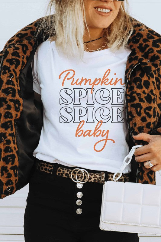 PUMPKIN SPICE BABY GRAPHIC TEE