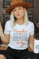 PUMPKIN SPICE BABY GRAPHIC TEE