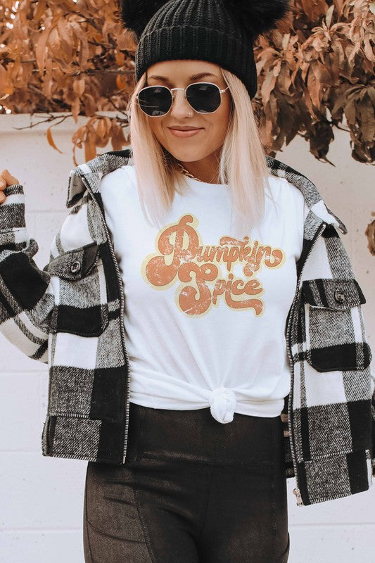 PUMPKIN SPICE GRAPHIC TEE