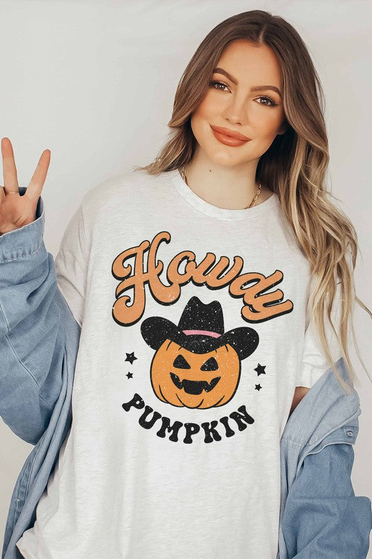 HOWDY PUMPKIN GRAPHIC TEE