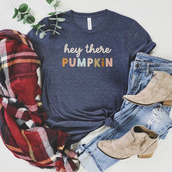 Hey There Pumpkin Colorful Short Sleeve Tee