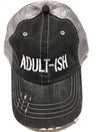 Adultish Embroidered Trucker hat