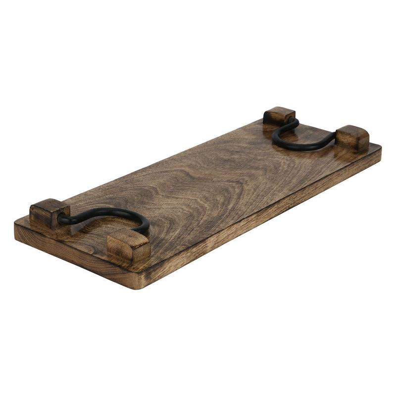 Wood party serving platter cheese board